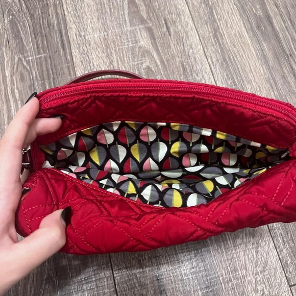 Vera Bradley Shoulder Chain Bag Purse Microfiber Tango Red MSRP $88 - Picture 4 of 7